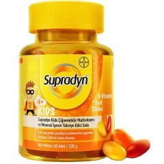 Supradyn Kids Multivitamin Ve Mineral İçeren Çiğnenebilir 60 Tablet