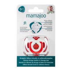 Mamajoo Saklama Kutulu Desenli Ortodontik Silikon Emzik 0+Ay