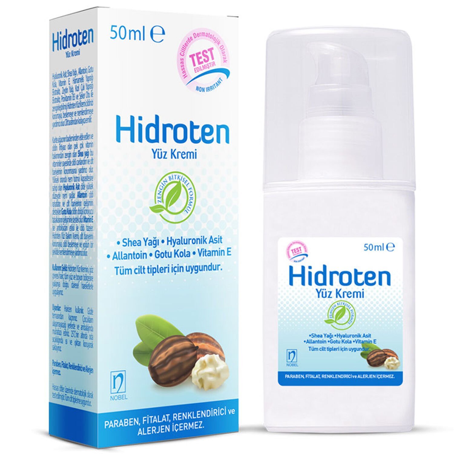 Hidroten Nemlendirici Yüz Kremi 50 ml