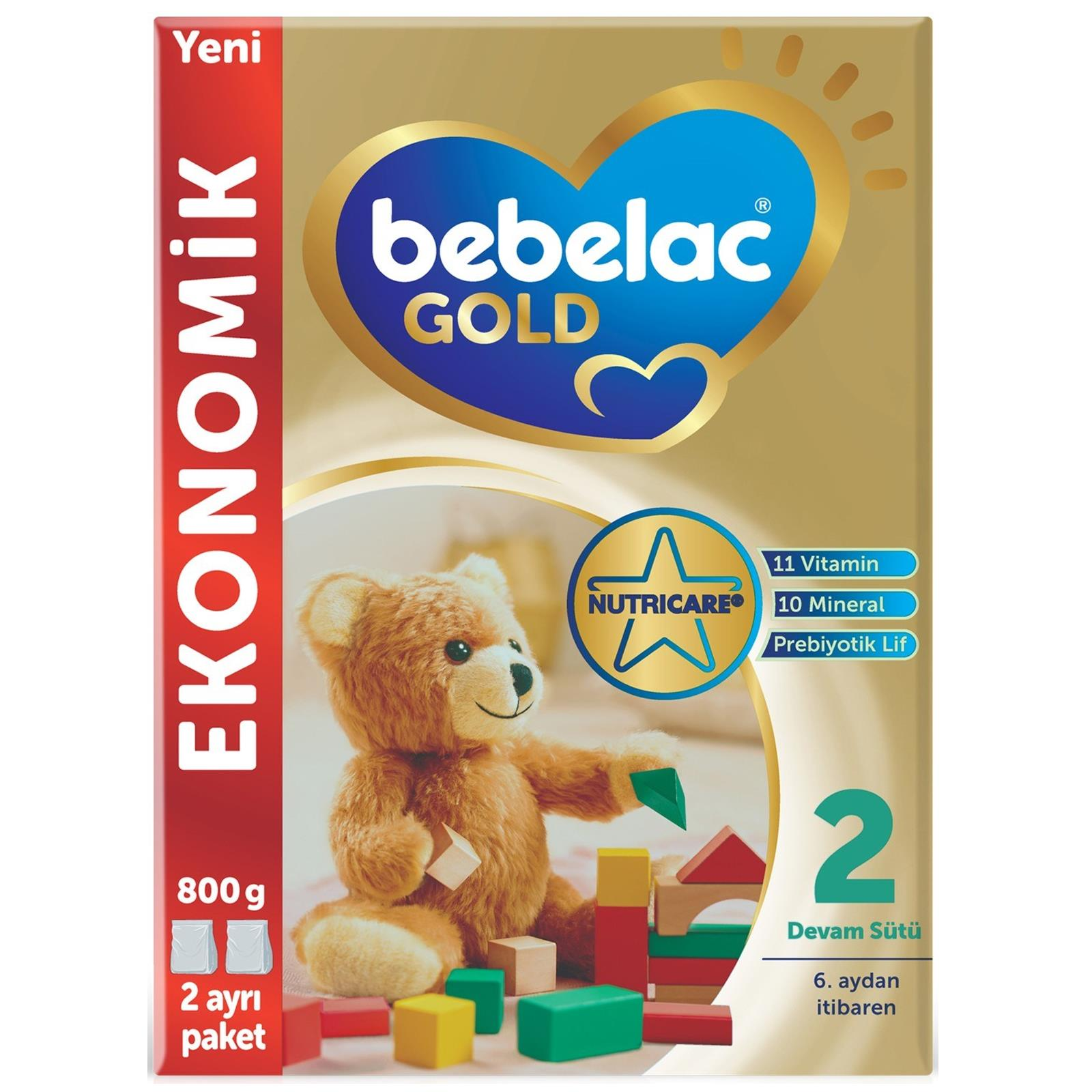 Bebelac Gold 2 Devam Sütü 800 gr
