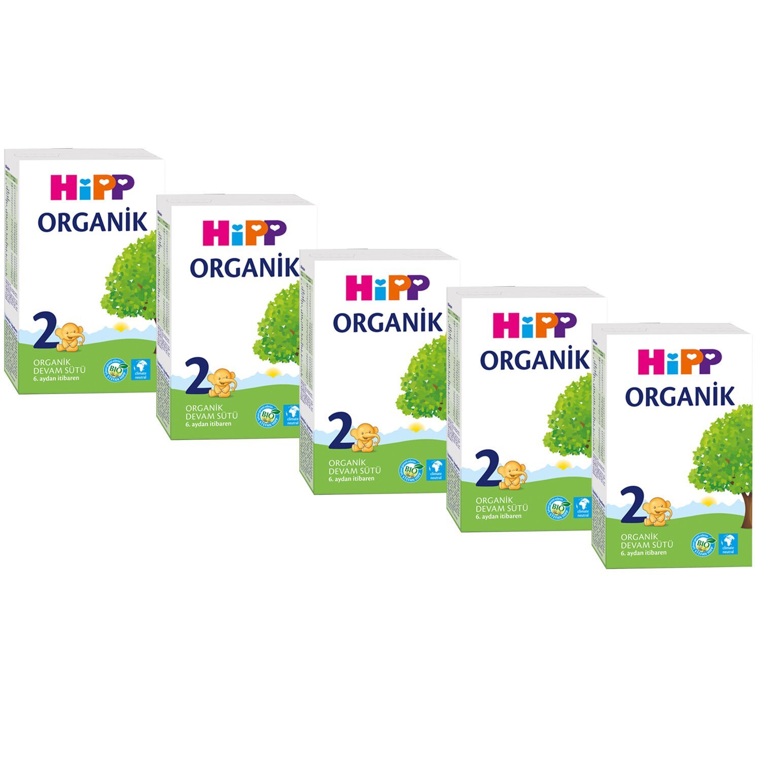 Hipp 2 Organik Devam Sütü 300 gr 5 Adet