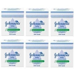 Johnsons Baby Kulak Temizleme Çubuğu 200 lü 6 ADET