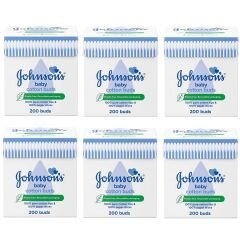 Johnsons Baby Kulak Temizleme Çubuğu 200 lü 6 ADET