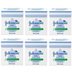 Johnsons Baby Kulak Temizleme Çubuğu 200 lü 6 ADET