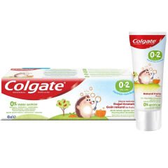 Colgate 0-2 Yaş Doğal Meyve Tadında Florürsüz Çocuk Diş Macunu 40 ml 2 ADET