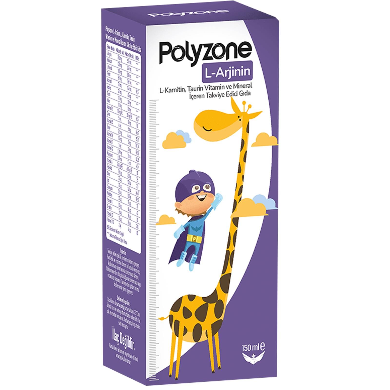 Convita Polyzone L-Arjinin 150 ml Şurup