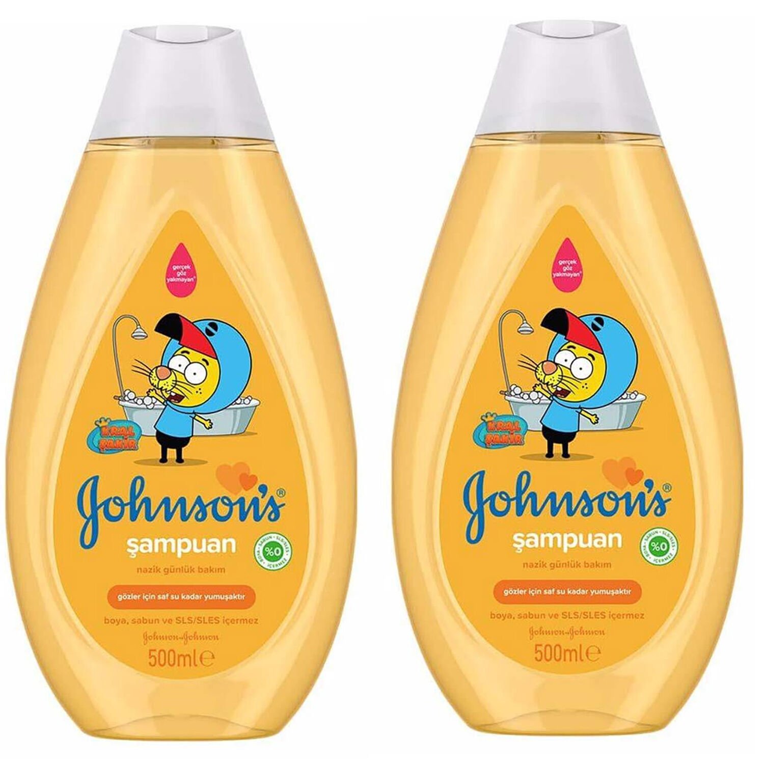 Johnsons Baby Kral Şakir Bebek Şampuanı 500 ml 2 ADET