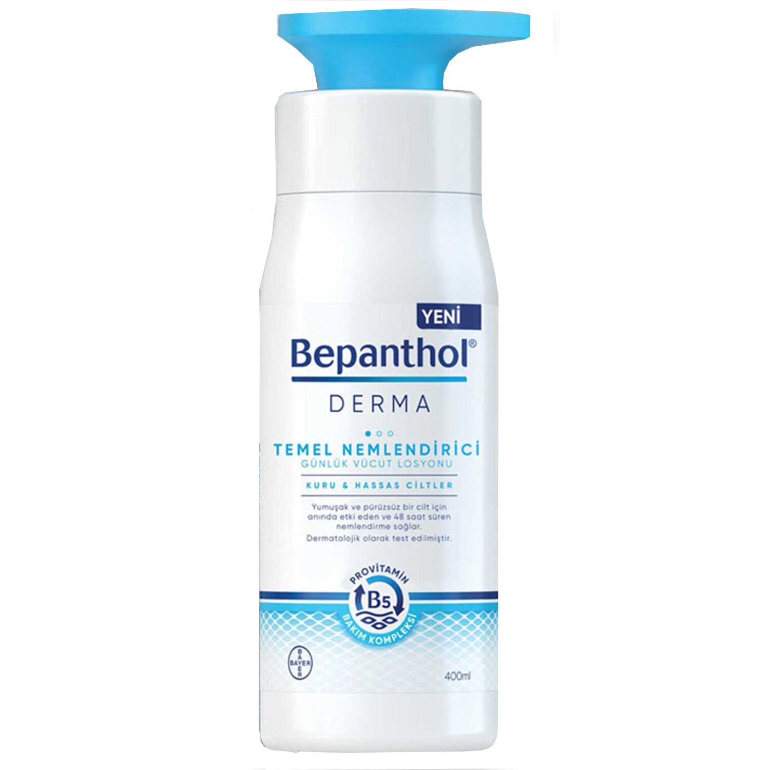Bepanthol Derma Temel Nemlendirici Günlük Vücut Losyonu 400 ml