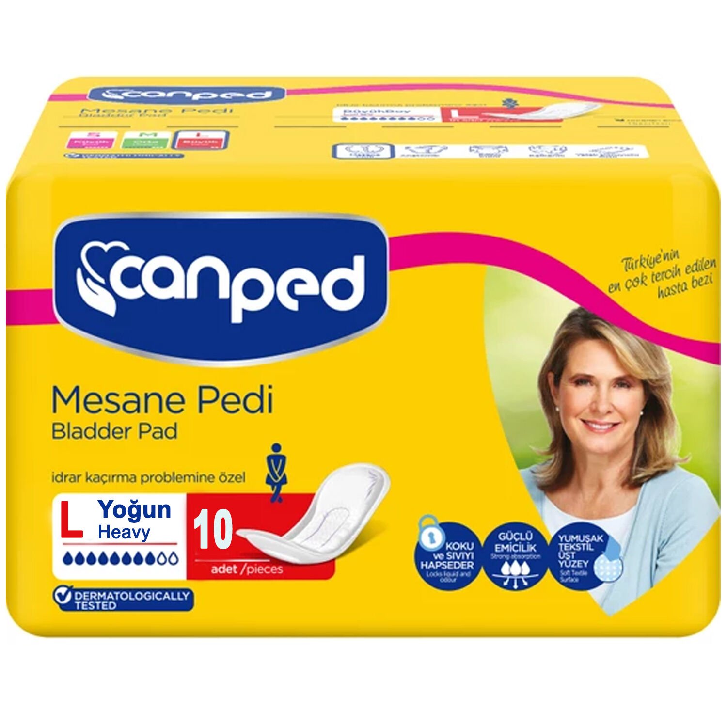 Canped Mesane Pedi Büyük Boy Large 10 Adet