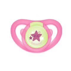 Bebedor 183 Air Serisi Fosforlu Damaklı Emzik No 3 (+18 ay) Pembe