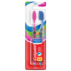 Colgate Extra Clean Colors Orta Diş Fırçası 1+1