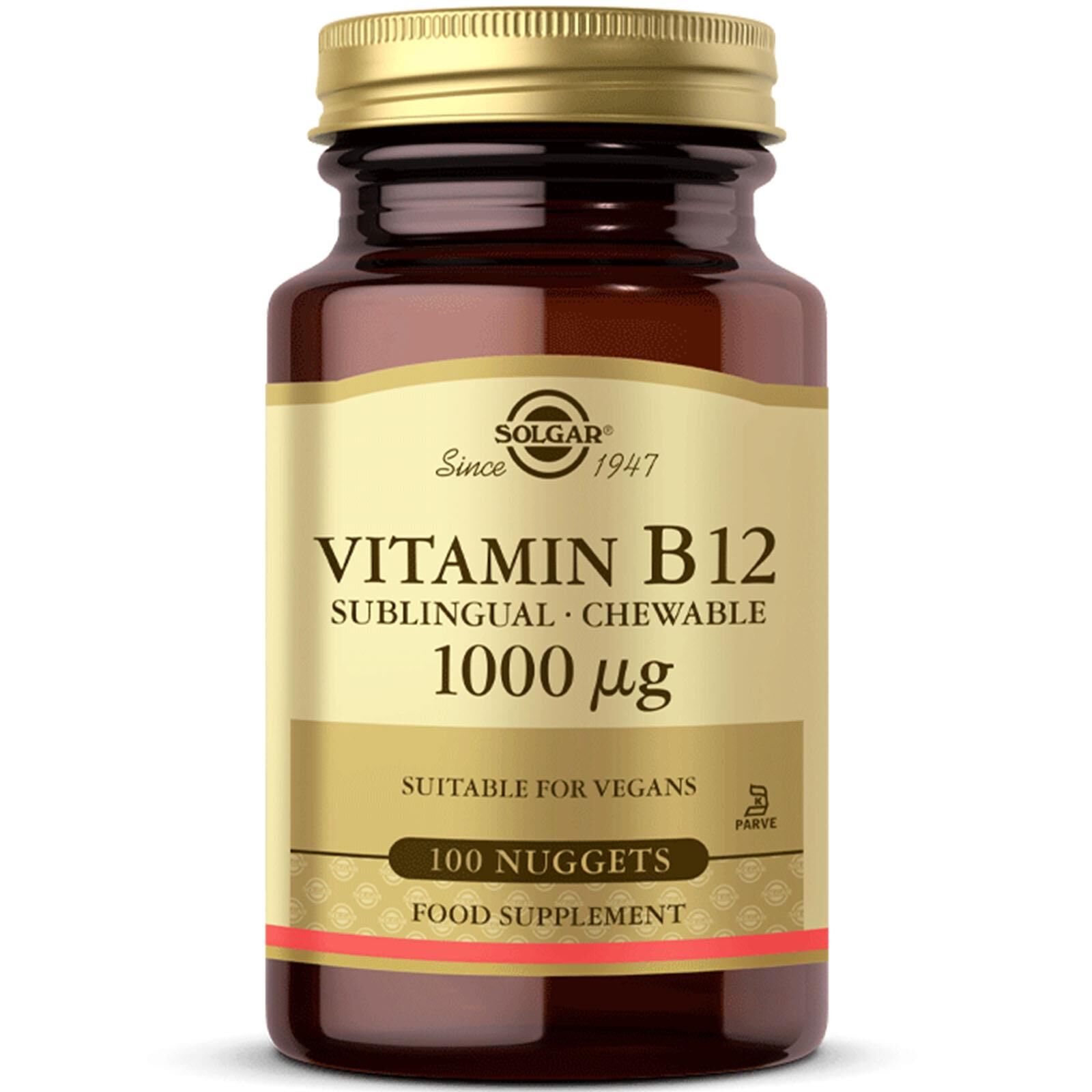 Solgar Vitamin B12 1000 mcg 100 Dilaltı Tableti