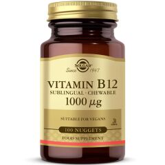 Solgar Vitamin B12 1000 mcg 100 Dilaltı Tableti
