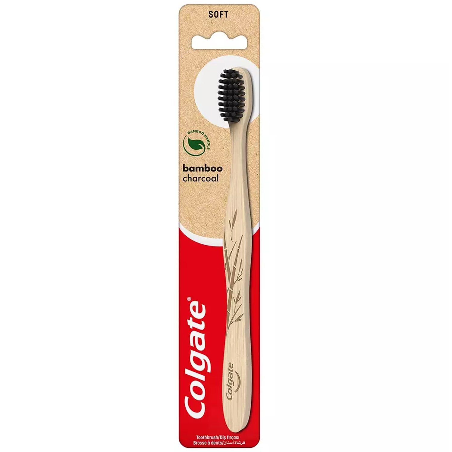 Colgate Bambu Charcoal Yumuşak Diş Fırçası