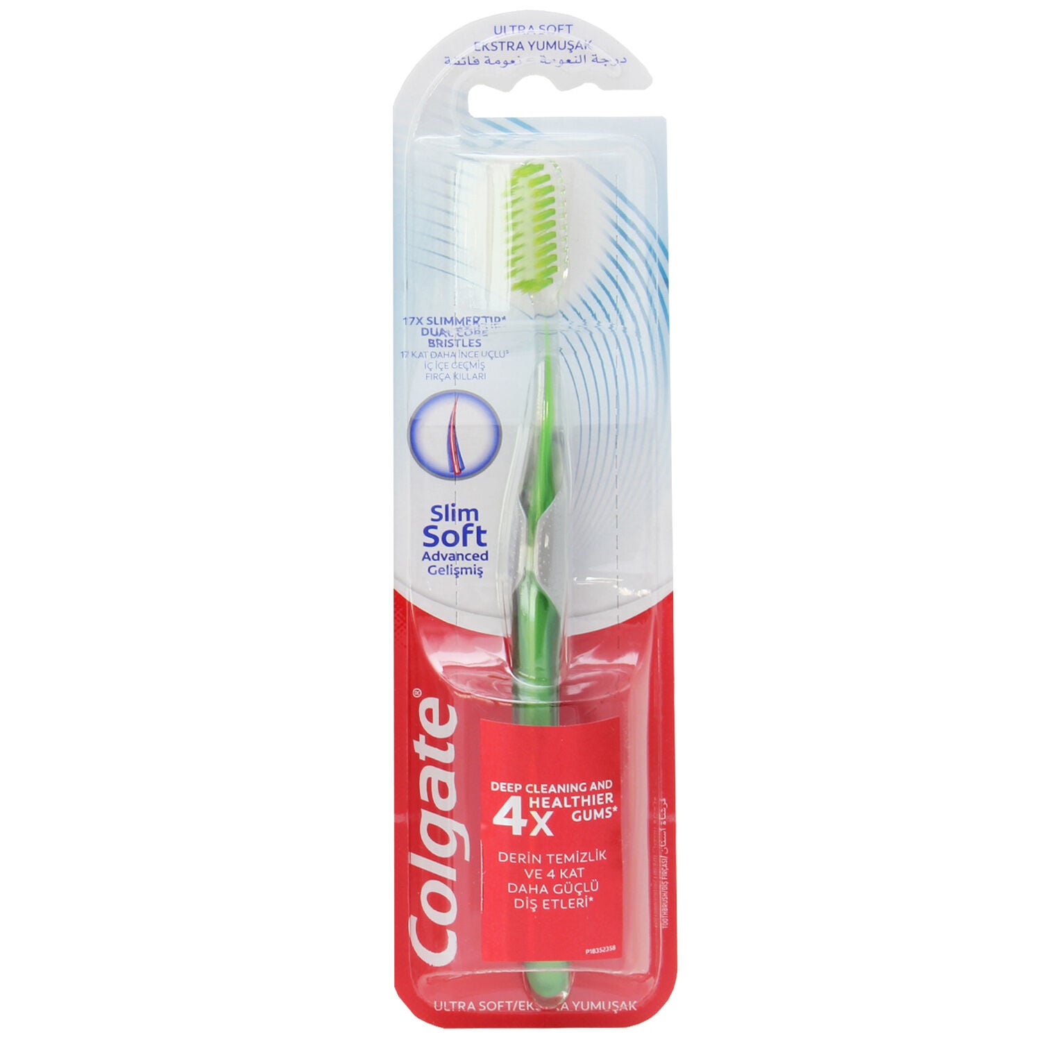 Colgate Slim Soft Advanced Gelişmiş Extra Yumuşak Diş Fırçası Yeşil