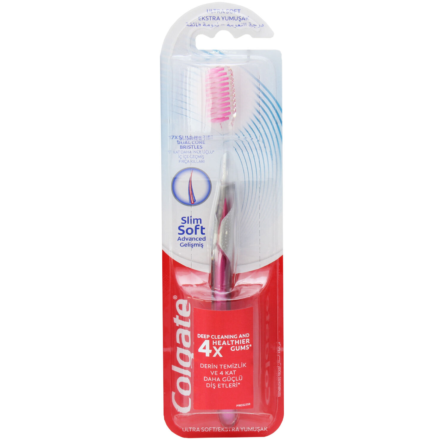 Colgate Slim Soft Advanced Gelişmiş Extra Yumuşak Diş Fırçası Mor