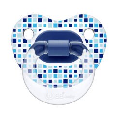 Wee Baby Şeffaf Desenli Damaklı No 2 Emzik 6-18 Ay