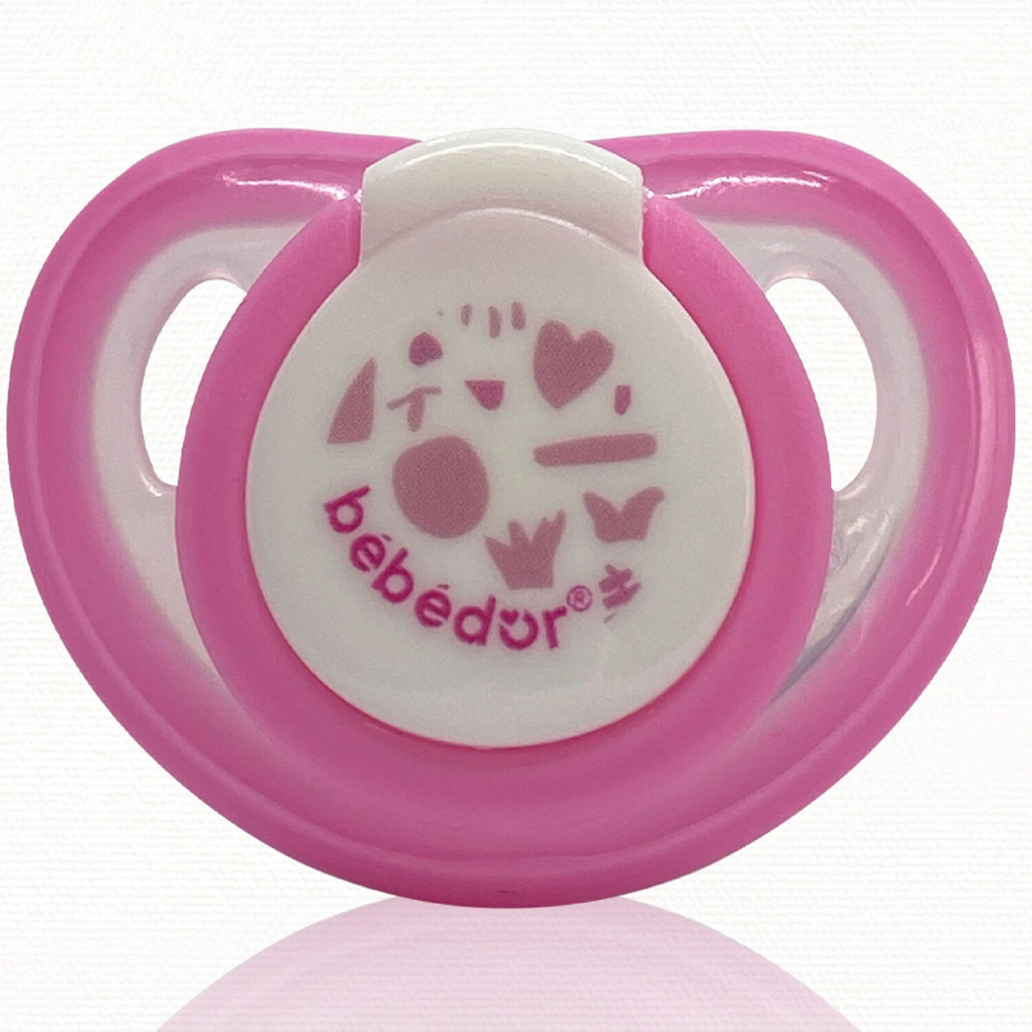Bebedor 101 Cherry No 1 0-6 Ay Silikon Kiraz Uçlu Emzik Pembe
