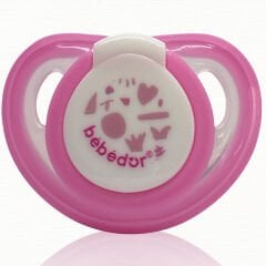 Bebedor 101 Cherry No 1 0-6 Ay Silikon Kiraz Uçlu Emzik Pembe