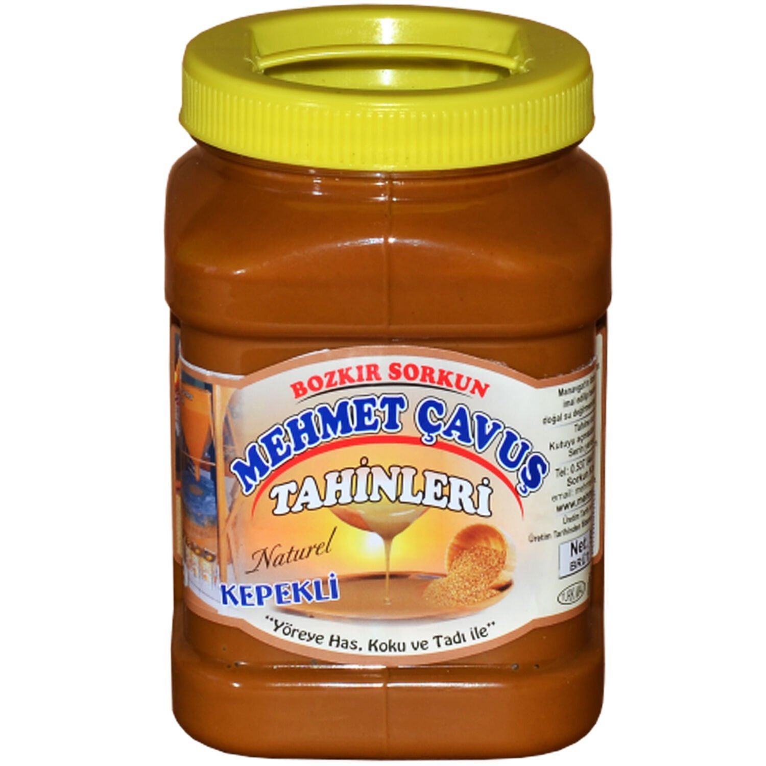 Mehmet Çavuş Kepekli Bozkır Tahini Plastik Kutu 1 Kg