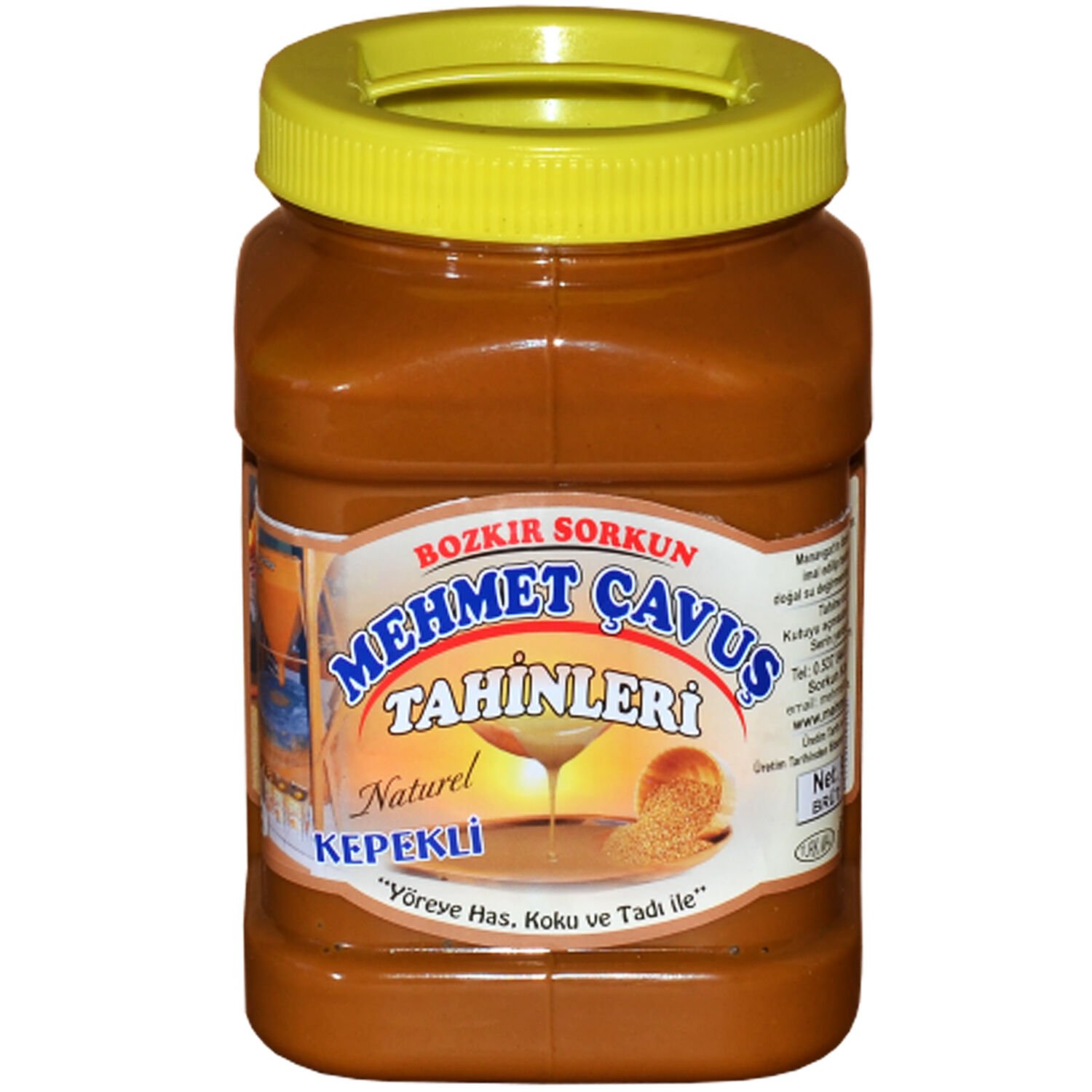 Mehmet Çavuş Kepekli Bozkır Tahini Plastik Kutu 1 Kg