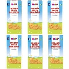 Hipp Organik Bebek Bisküvisi 180 gr 6 ADET