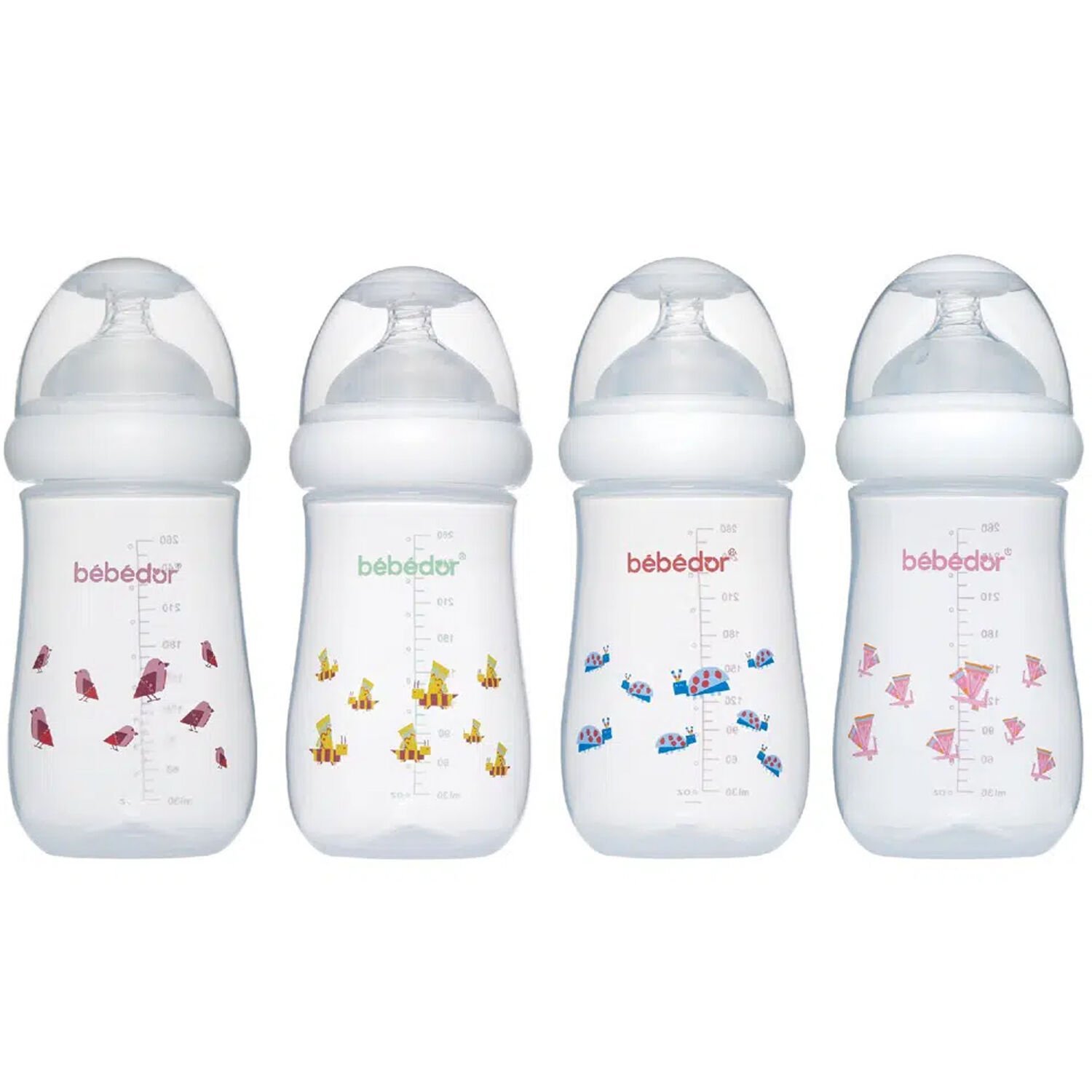 Bebedor Geniş Ağızlı Antikolik Sistem PP Biberon 260 ml