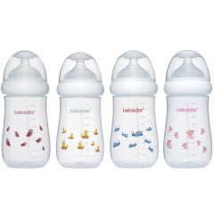Bebedor Geniş Ağızlı Antikolik Sistem PP Biberon 260 ml