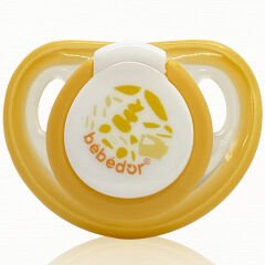 Bebedor 102 Cherry No 2 6-18 Ay Silikon Kiraz Uçlu Emzik Sarı