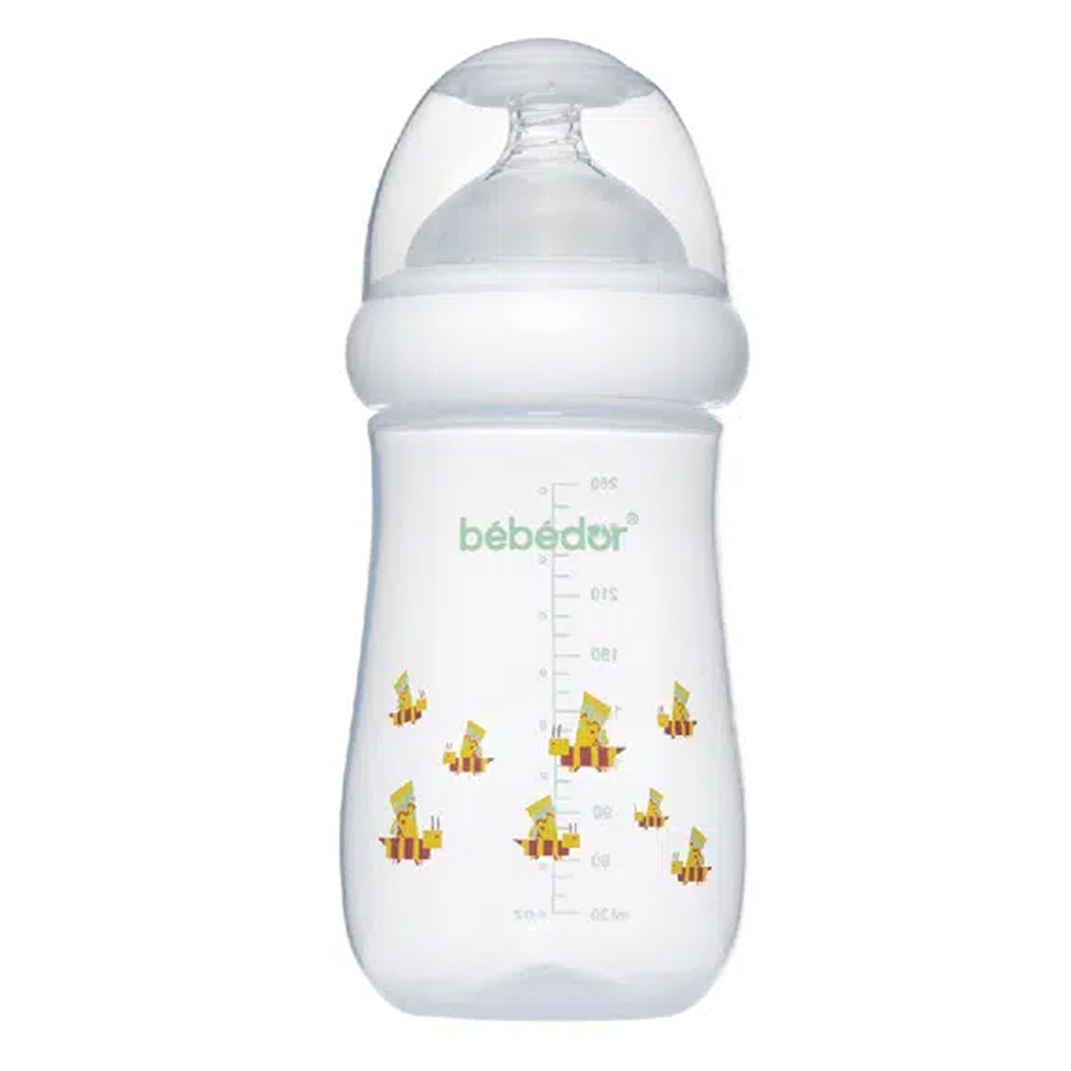 Bebedor Geniş Ağızlı Antikolik Sistem PP Biberon 260 ml Arı Desenli