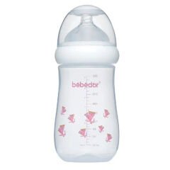 Bebedor Geniş Ağızlı Antikolik Sistem PP Biberon 260 ml Kelebek Desenli