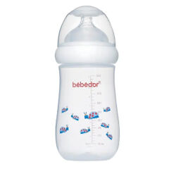 Bebedor Geniş Ağızlı Antikolik Sistem PP Biberon 260 ml Uğur Böceği Desenli