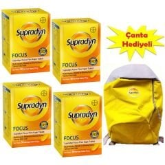 Supradyn Focus 30 Tablet 4 ADET + Supradyn Sırt Çantası Hediye