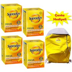 Supradyn Focus 30 Tablet 4 ADET + Supradyn Sırt Çantası Hediye
