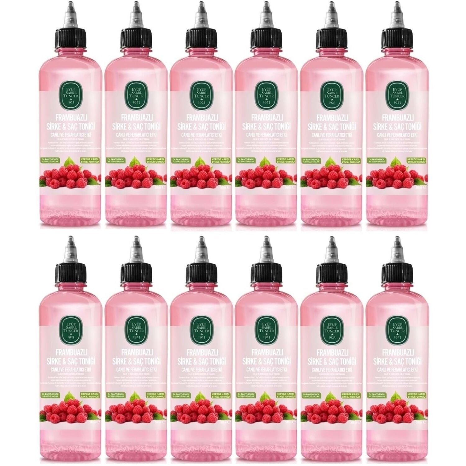 Eyüp Sabri Tuncer Frambuazlı Sirke & Saç Toniği 500 ml 12 ADET