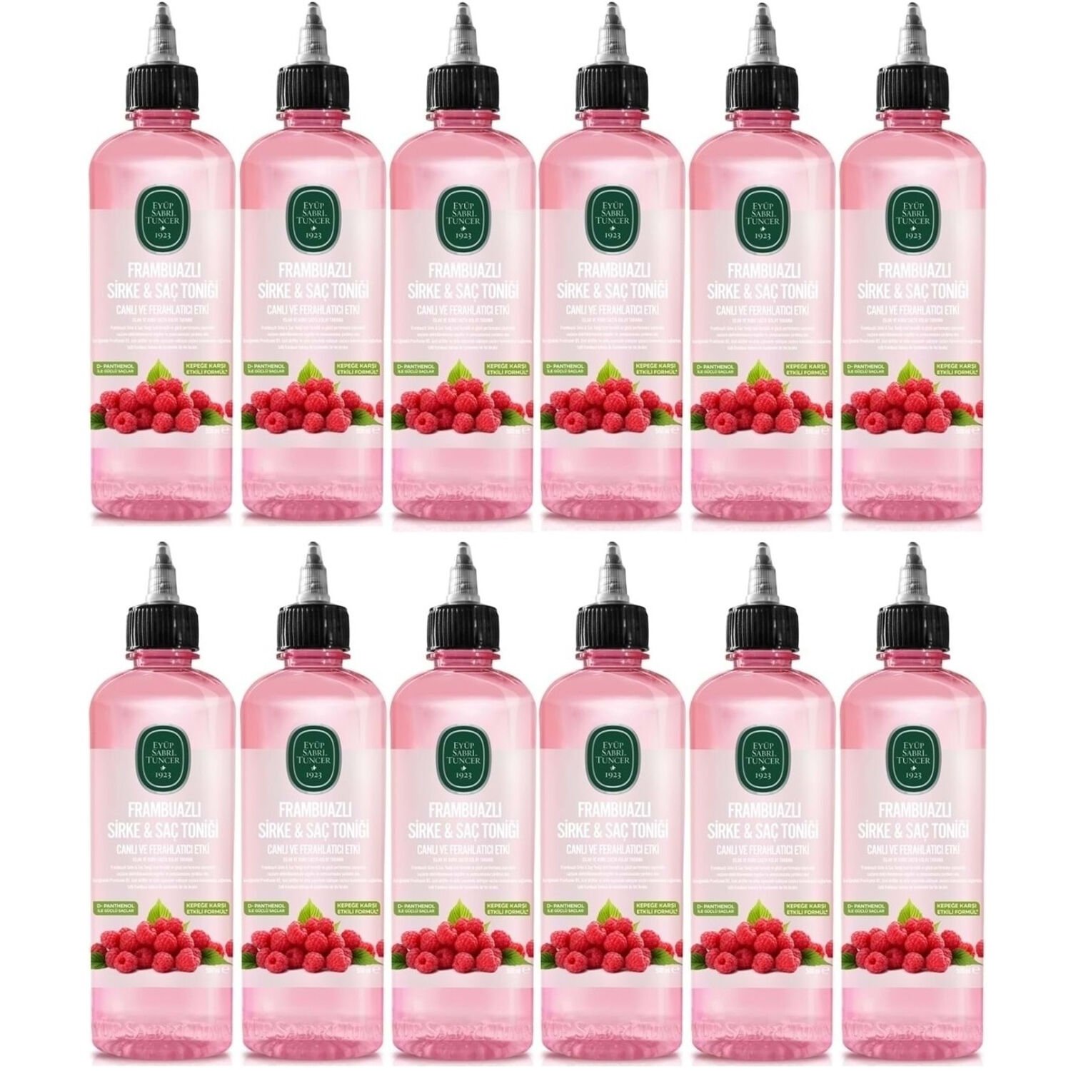 Eyüp Sabri Tuncer Frambuazlı Sirke & Saç Toniği 500 ml 12 ADET