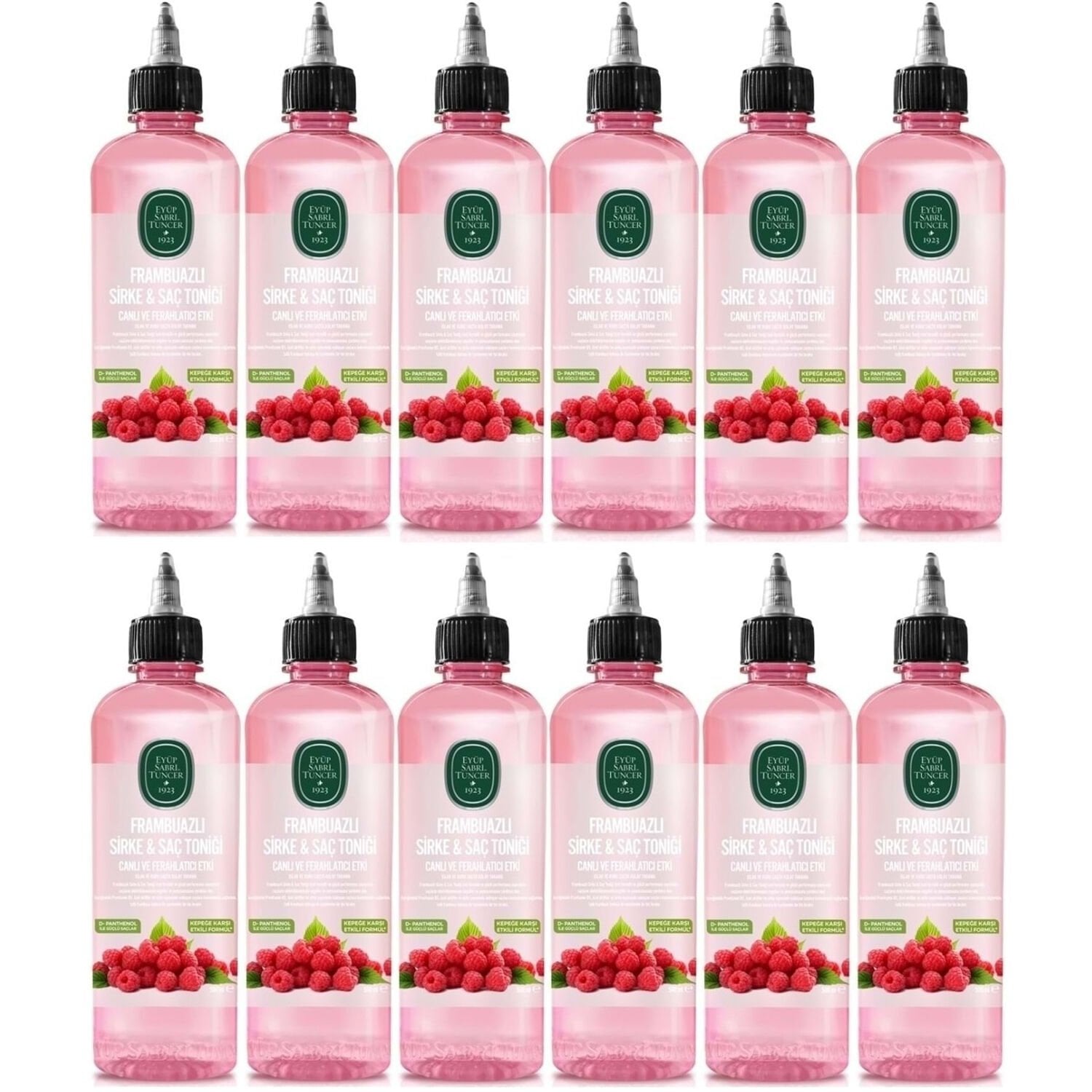 Eyüp Sabri Tuncer Frambuazlı Sirke & Saç Toniği 500 ml 12 ADET