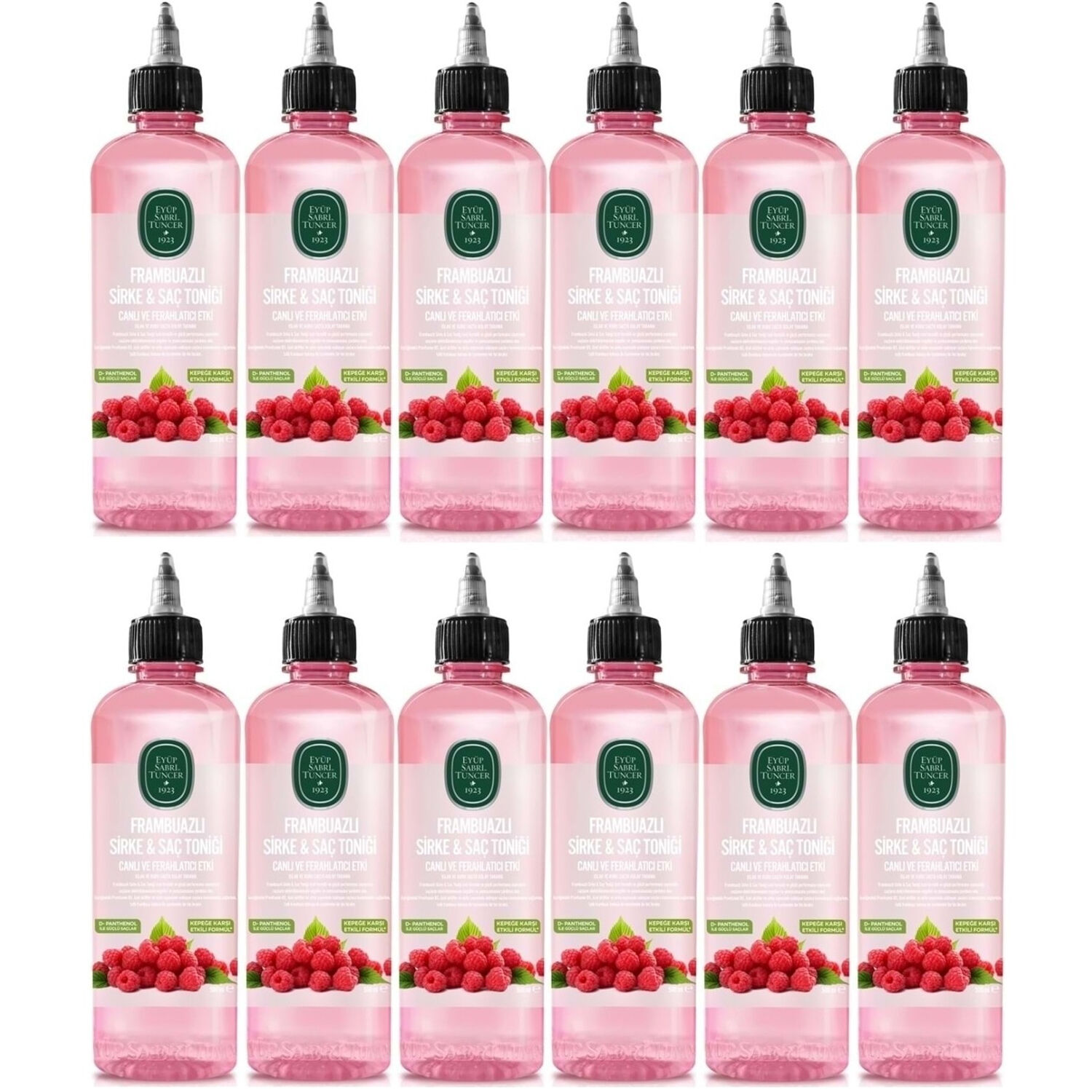 Eyüp Sabri Tuncer Frambuazlı Sirke & Saç Toniği 500 ml 12 ADET