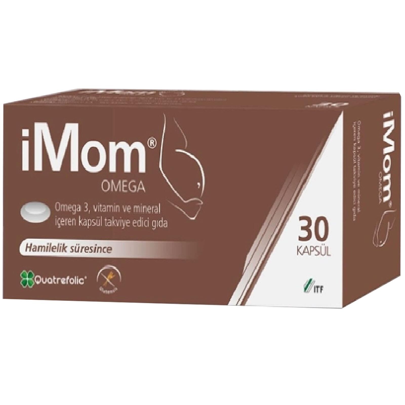 İmom Omega 3 Takviye Edici Gıda 30 Kapsül