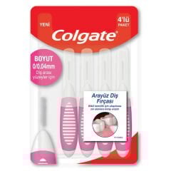 Colgate Arayüz Diş Fırçası 4'lü (0/0.04 mm)