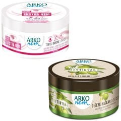 Arko Nem Ekstra Nemlendirici 250 ml + Arko Zeytinyağlı Nemlendirici Krem 250 ml