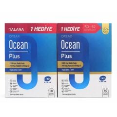 Ocean Plus 1200 mg Balık Yağı 100 Kapsül Ekonomik Paket