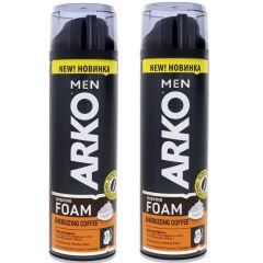 Arko Men Energizing Coffee Kahve Çekirdeği Özlü Tıraş Köpüğü 200 ml 2 ADET