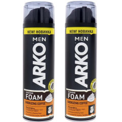 Arko Men Energizing Coffee Kahve Çekirdeği Özlü Tıraş Köpüğü 200 ml 2 ADET