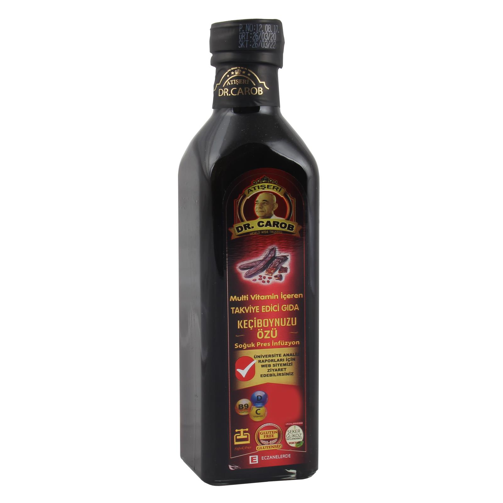 Dr Carob Keçiboynuzu Özü Soğuk Pres İnfüzyon 500 ml