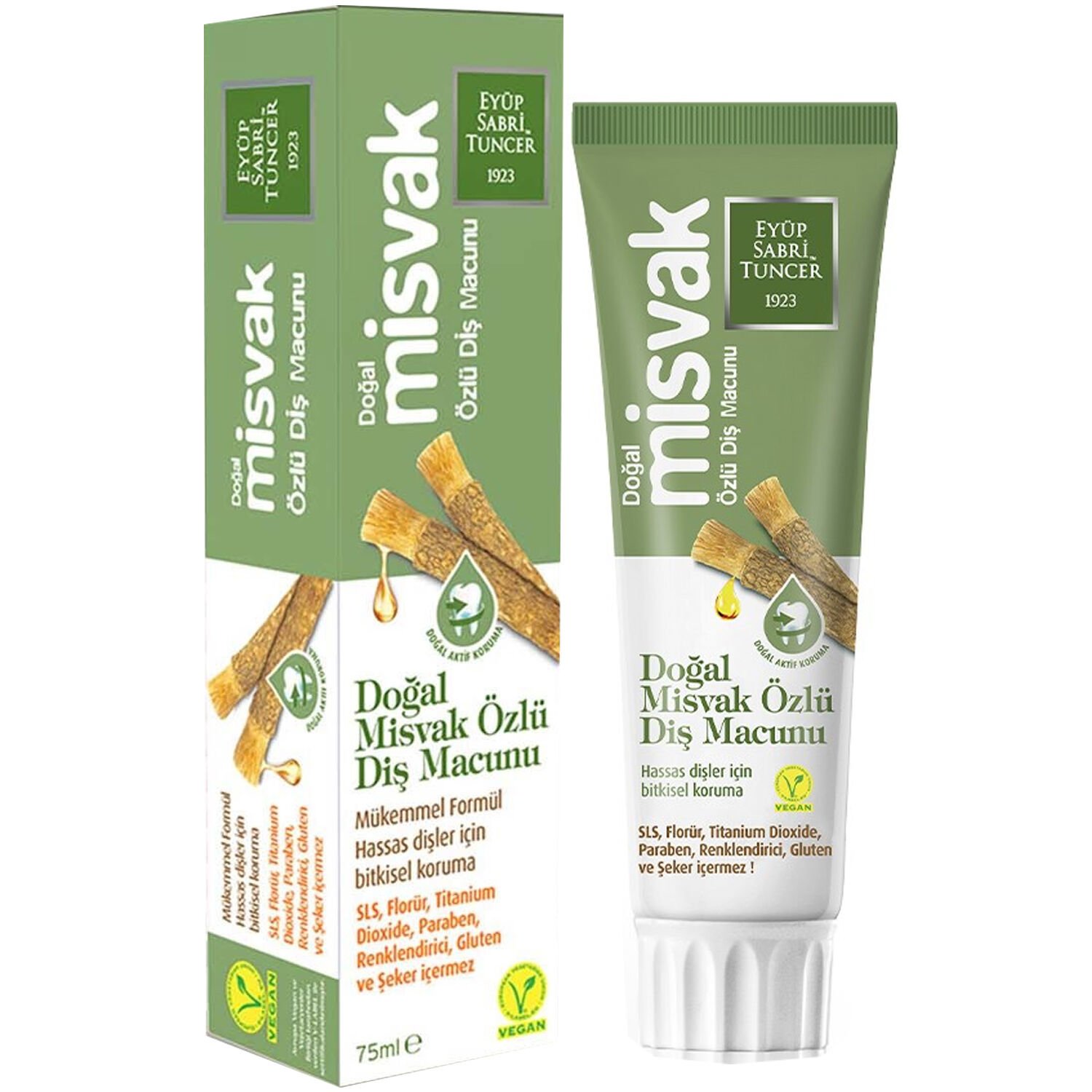 Eyüp Sabri Tuncer Doğal Misvak Özlü Diş Macunu 75 ml
