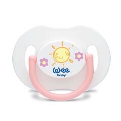 Wee Baby Kapaklı Gündüz Emziği No 2 6-18 Ay Pembe
