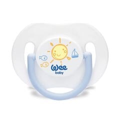 Wee Baby Kapaklı Gündüz Emziği No 2 6-18 Ay Mavi