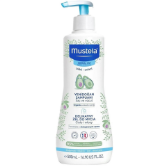 Mustela Çantalı Güneş Bakım Seyahat Seti - Yenidoğan Saç Vücut Şampuanı 500 ml Güneş Losyonu 200 ml