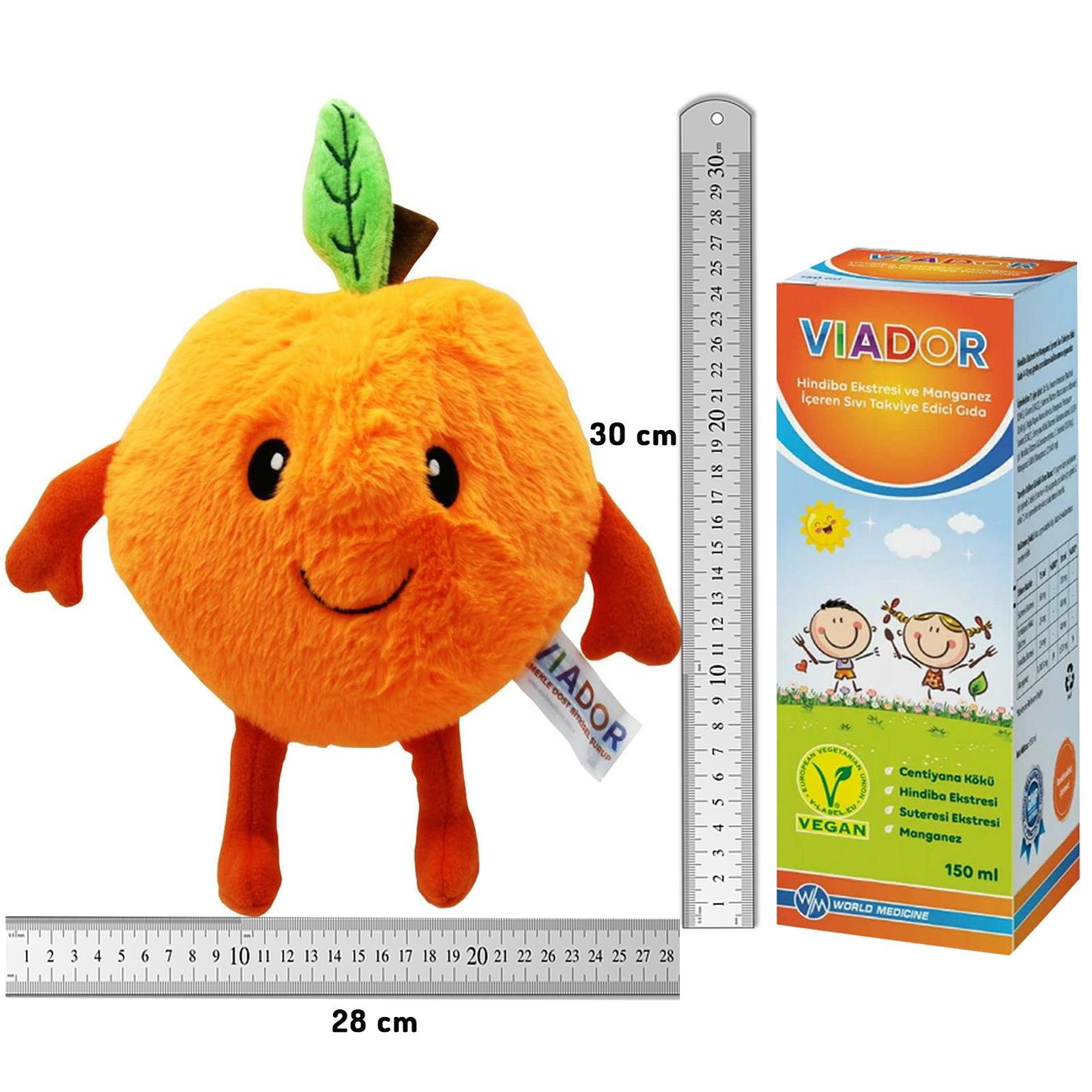 Viador Hindiba Ekstresi Ve Manganez İçeren Şurup 150 ml Peluş Oyuncak Hediyeli